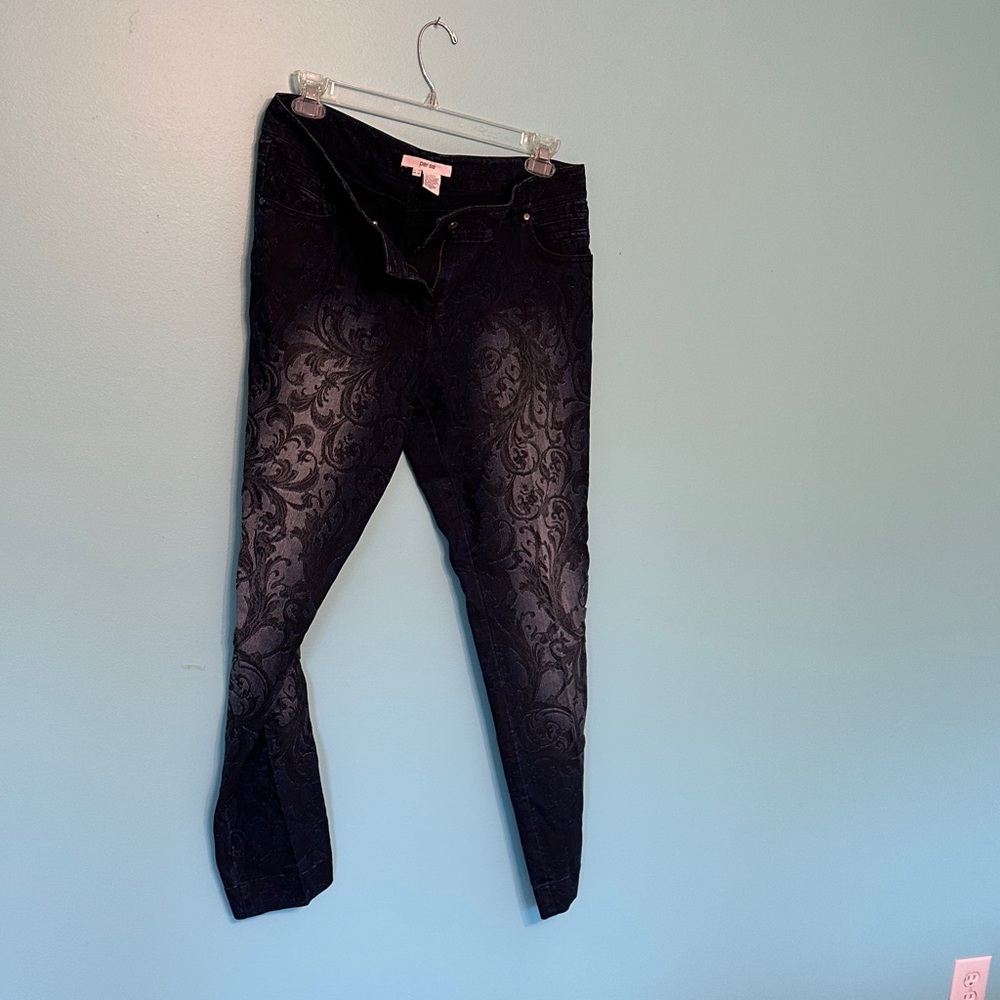 Per Se Midnight Black Trousers